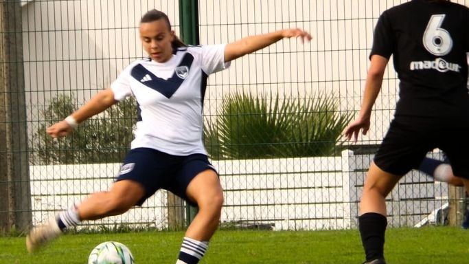 Girondins. Réaction d'Alizée Ribeiro après la victoire à Soyaux