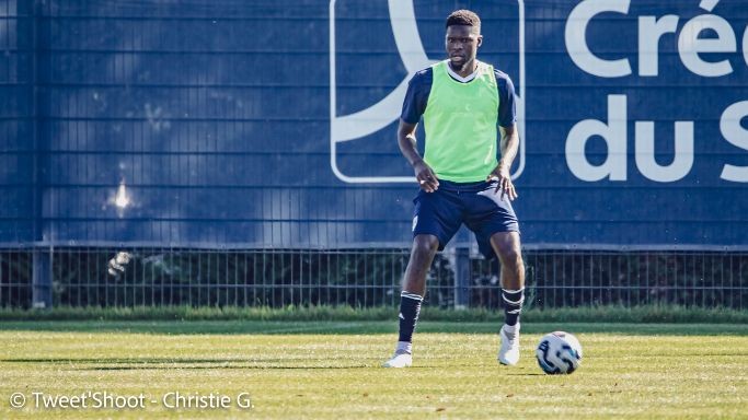 Entraînement : reprise collective pour Djibril Diaw avec les Girondins