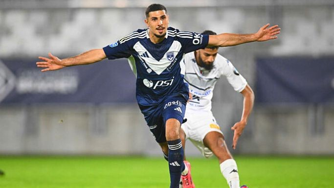 Yanis Merdji désigné meilleur joueur des Girondins face à Saint-Pryvé
