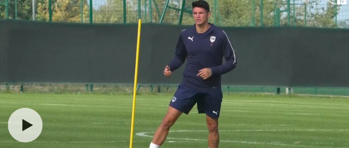 Images de l'entraînement des Girondins du 26.09