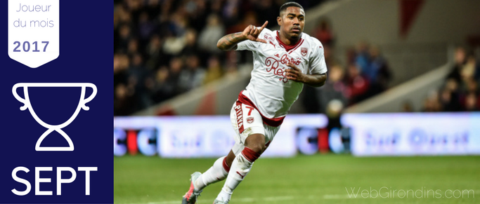 Malcom meilleur joueur de septembre !