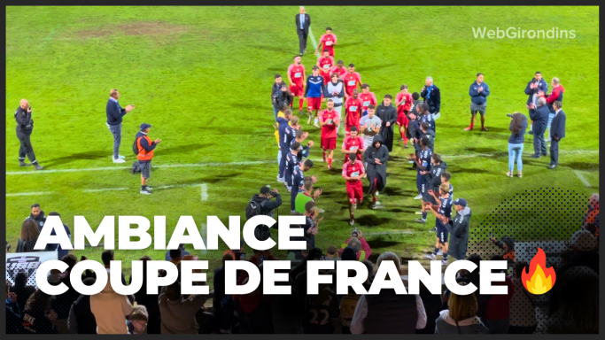 Bergerac-Bordeaux : ambiance, chants, et fumigènes des ultras bordelais en Coupe de France [Vidéo]