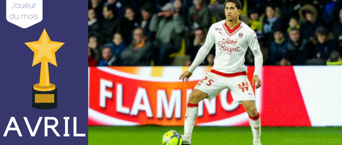 Pablo joueur des Girondins du mois d'avril !