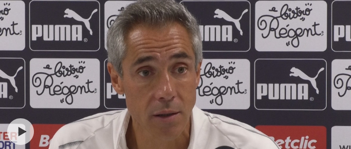 Paulo Sousa : "Je ne crois pas qu'être à 4 ou 3 défenseurs soit la clé de nos résultats"