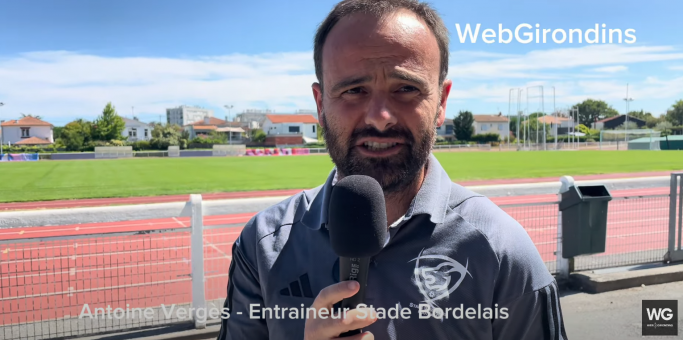 Antoine Vergès (Stade Bordelais) : "On n'a pas été informé par la FFF du forfait des Girondins"