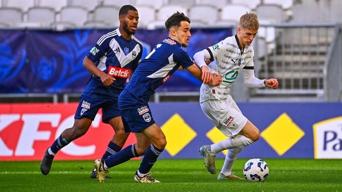 Jean Grillot désigné meilleur joueur des Girondins face à Rennes